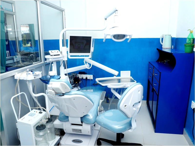 Advanced dental operatory with modern dental chair and equipment